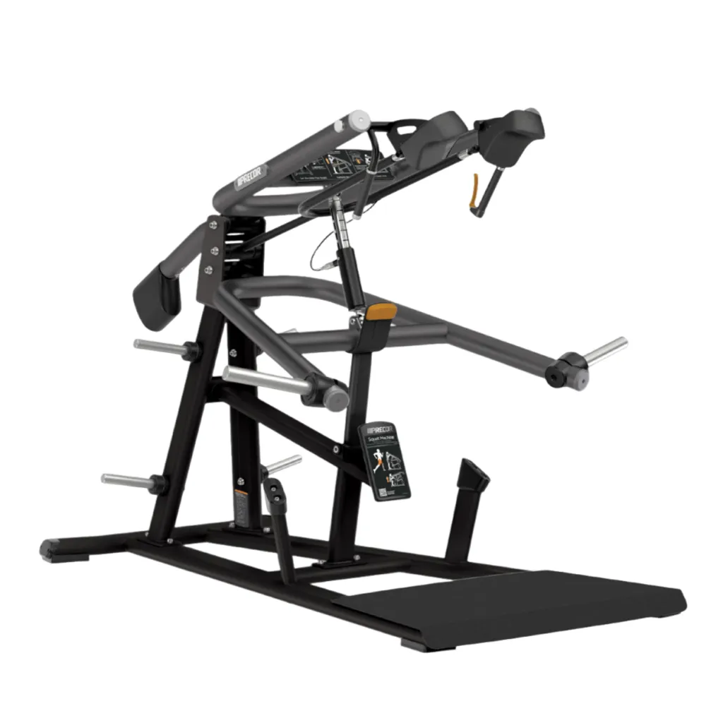 SQUAT MACHINE W/BLACK UPHOLSTERY (PWSDPL624BKPBLK)