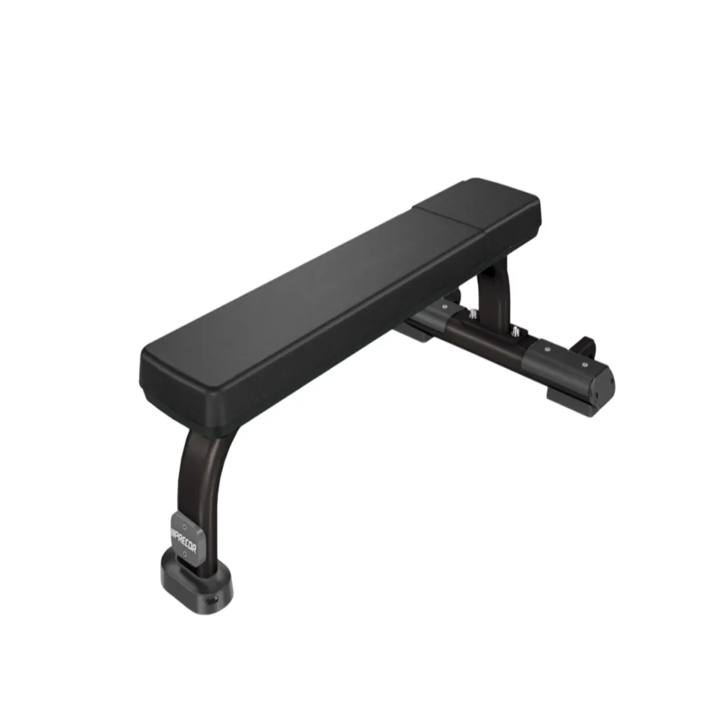 [DBR 101] FLAT BENCH W/BLACK UPHOLSTERY (PWSDBR101BKPBLK)