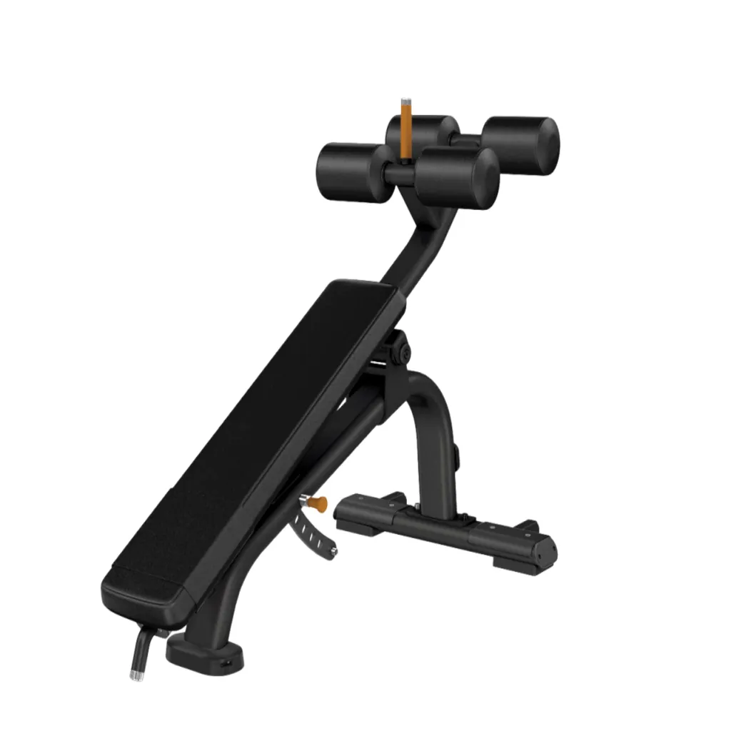[DBR 113] ADJUSTABLE DECLINE BENCH W/BLACK UPHOLSTERY (PWSDBR113BKPBLK)