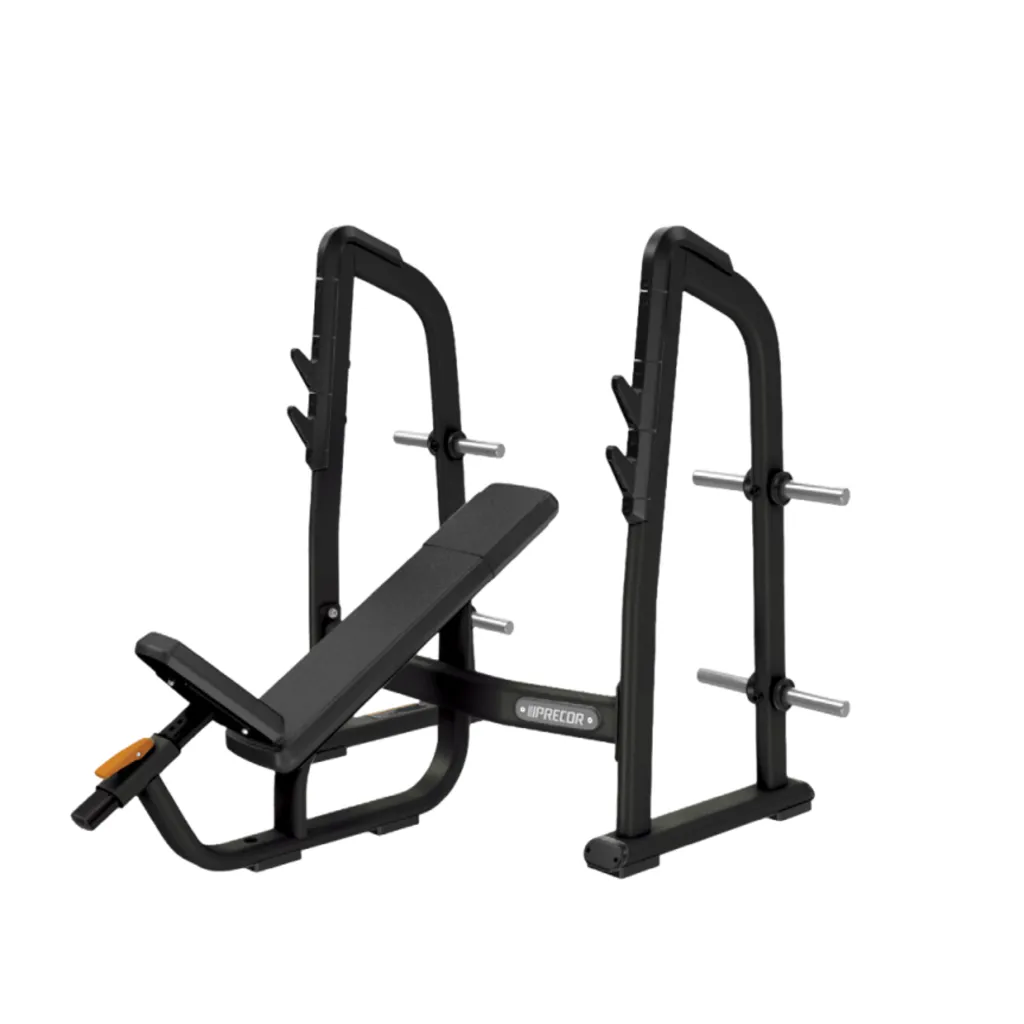 [DBR 410] OLYMPIC INCLINE BENCH W/BLACK UPHOLSTERY (PWSDBR410BKPBLK)