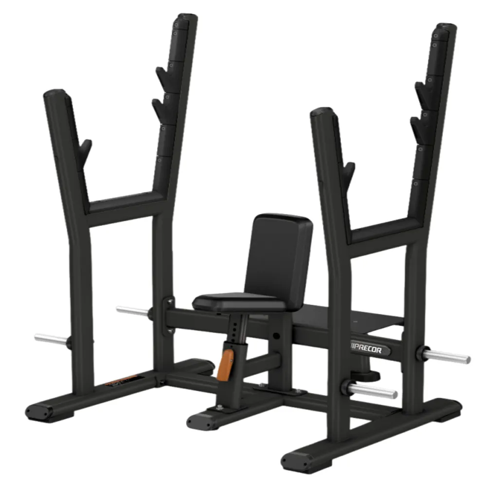 [DBR 507] OLYMPIC SHOULDER PRESS BENCH W/BLACK UPHOLSTERY (PWSDBR507BKPBLK)