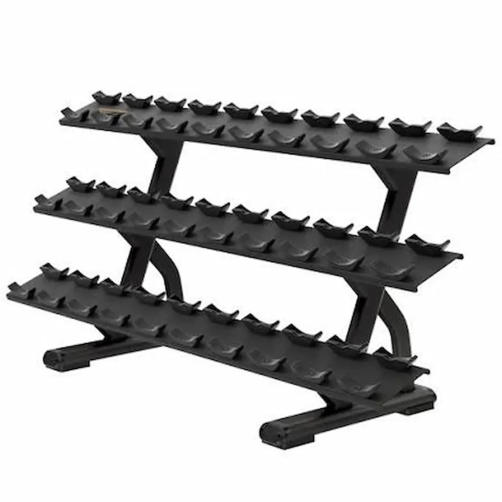 [DBR 815] 3-TIER, 15 PAIR BUMBELL RACK